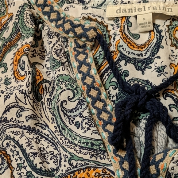 Daniel Rainn Boho Blouse Small - Picture 4 of 5